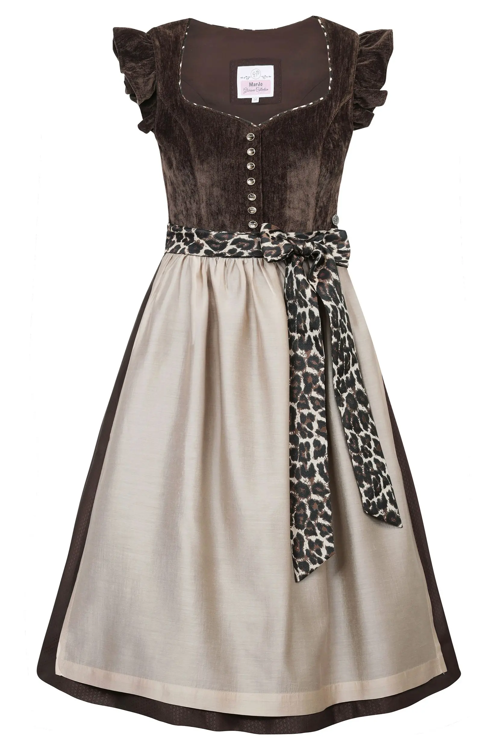 Dirndl OBERHOFEN (70 cm) ~ 42 ~ braun