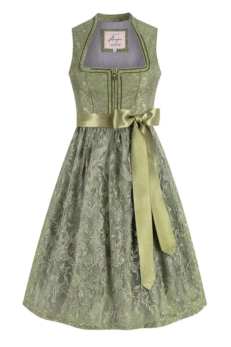 Midi Dirndl 65 cm grün Athina 015946 ~ 36