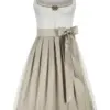 Brautdirndl midi 70 cm creme champagner Murielle 016104 ~ 38
