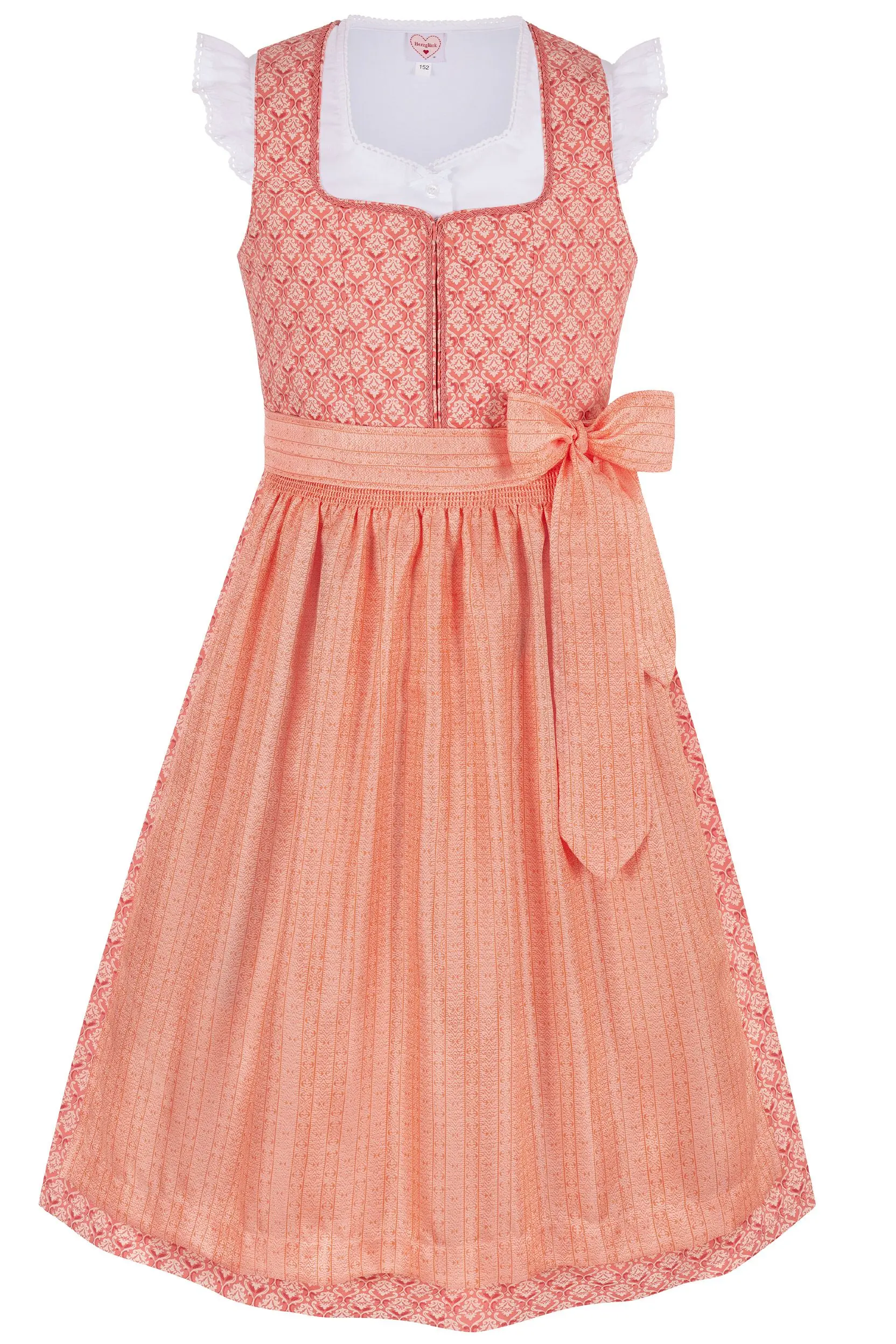 Kinderdirndl VIOLA ~ 116 ~ apricot