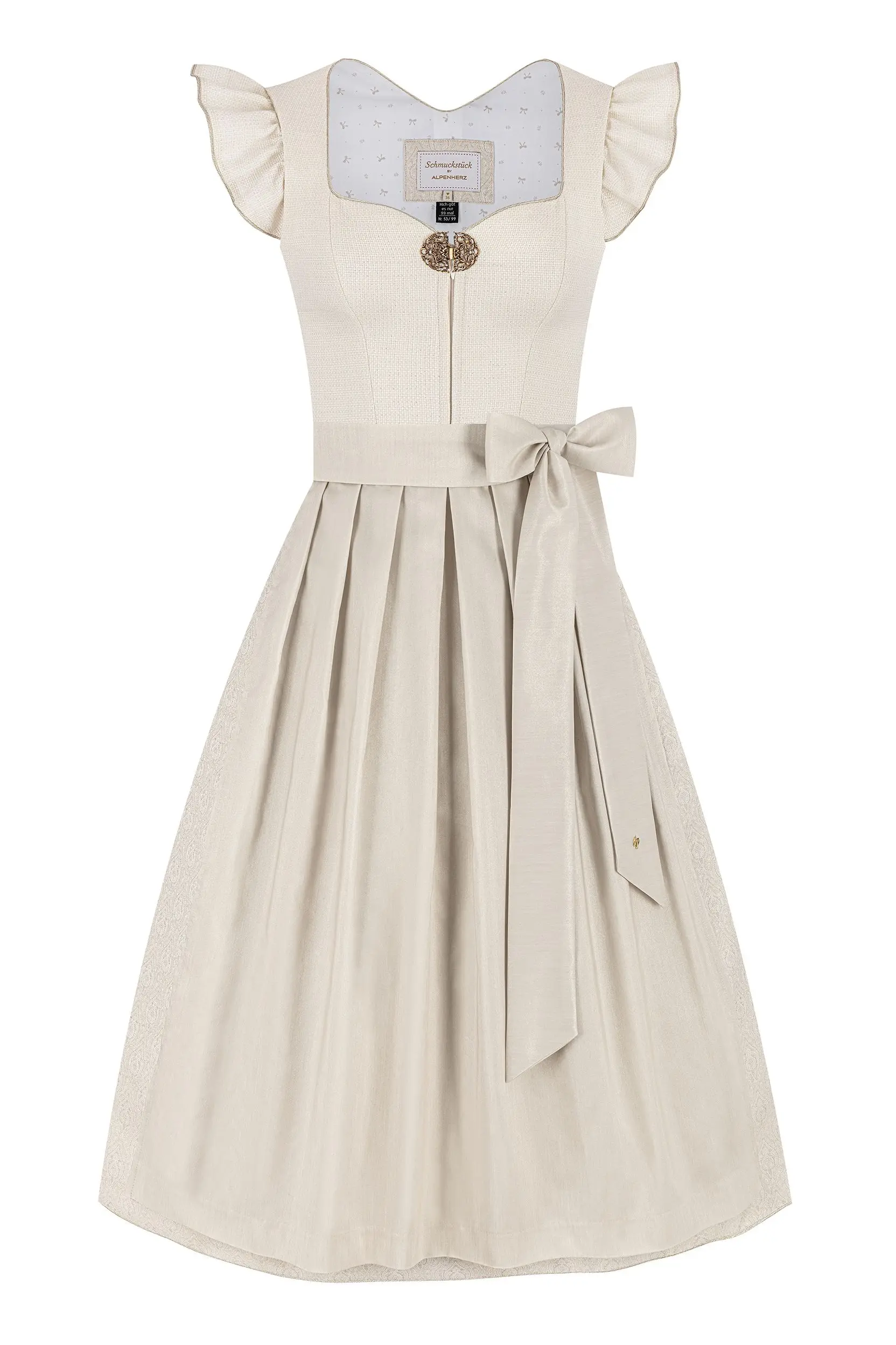 Dirndl ELOUISE (75 cm) ~ 38 ~ creme