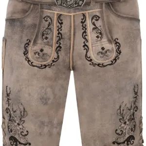 Lederhose ALOIN ~ 42 ~ steingrau