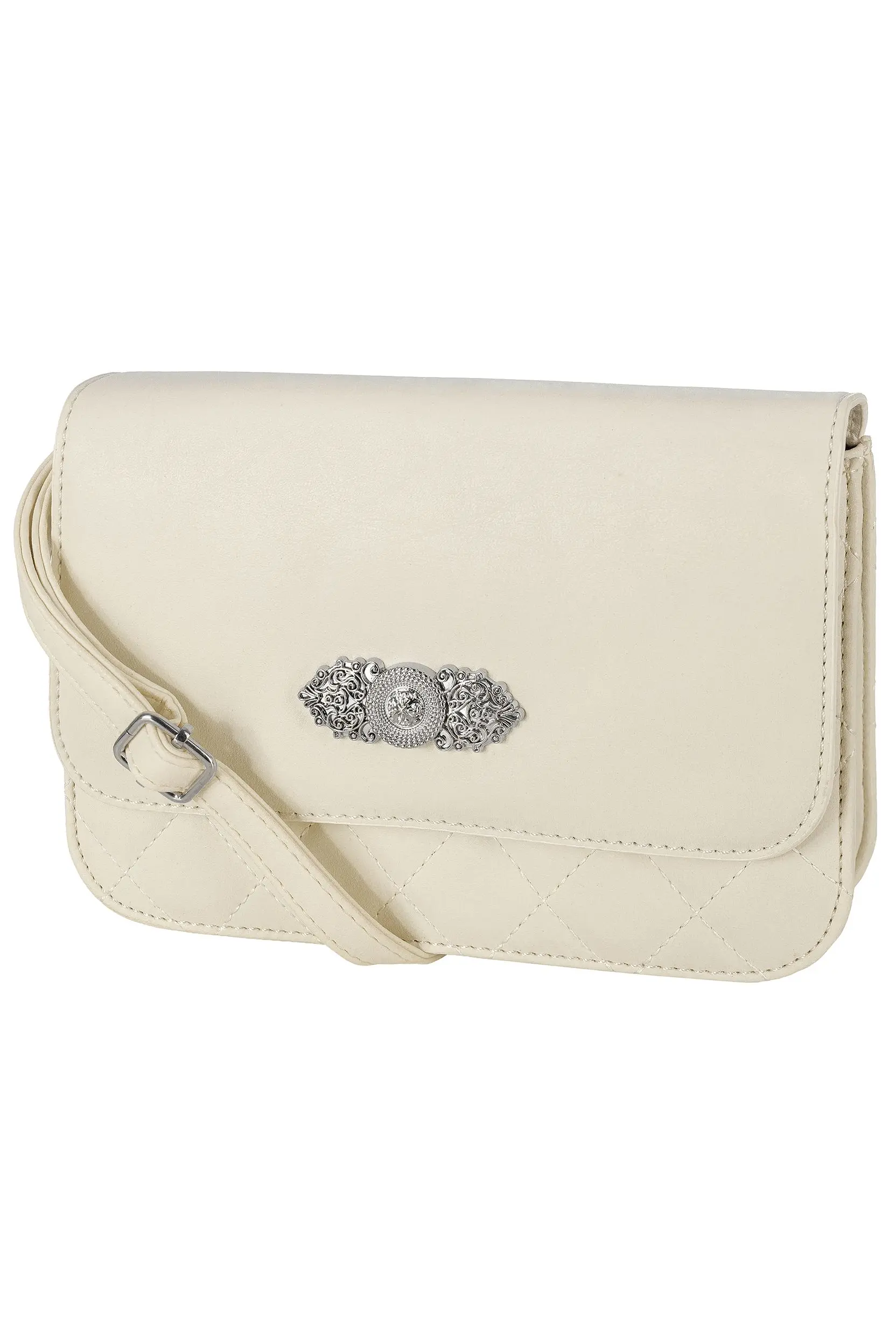 Trachtentasche mit Steppung ~ creme