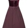 Dirndl KIRCHHAM (70 cm) ~ 30 ~ bordeaux