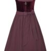 Dirndl KIRCHHAM (70 cm) ~ 30 ~ bordeaux