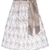 Dirndlschürze ELISA (65 cm) ~ taupe ~ M