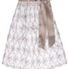 Dirndlschürze ELISA (65 cm) ~ taupe ~ M
