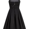 Midi Dirndl 70 cm Gastro schwarz Nicole 130915 ~ 40