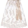 Dirndlschürze ELISA (65 cm) ~ taupe ~ S