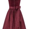 Dirndl LEONORA (70 cm) ~ 44 ~ dunkelrot