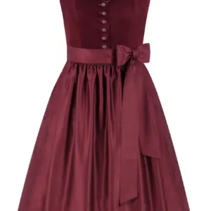 Dirndl LEONORA (70 cm) ~ 44 ~ dunkelrot