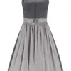 Midi Dirndl 65 cm anthrazit grau Thea 009988 ~ 50