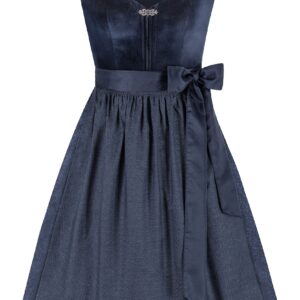 Dirndl LUISA (70 cm) ~ 32 ~ dunkelblau