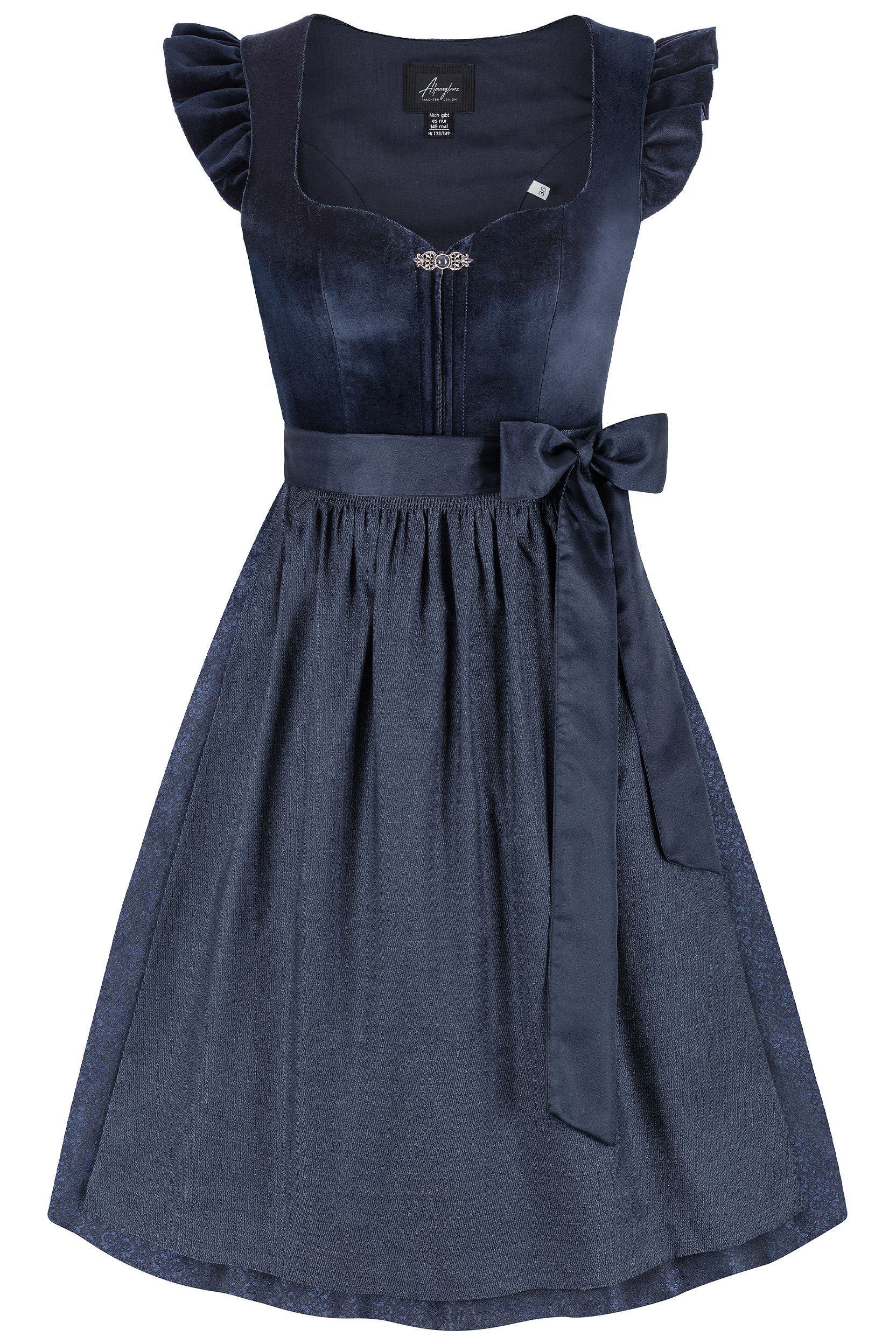 Dirndl LUISA (70 cm) ~ 32 ~ dunkelblau