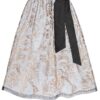 Dirndlschürze aus Blumenspitze (70 cm) ~ S ~ schwarz