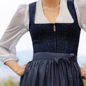 Dirndlbluse SALDENBURG ~ 32 ~ weiß
