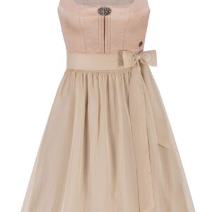 Dirndl TALISA (65 cm) ~ 34 ~ Taupe-Creme