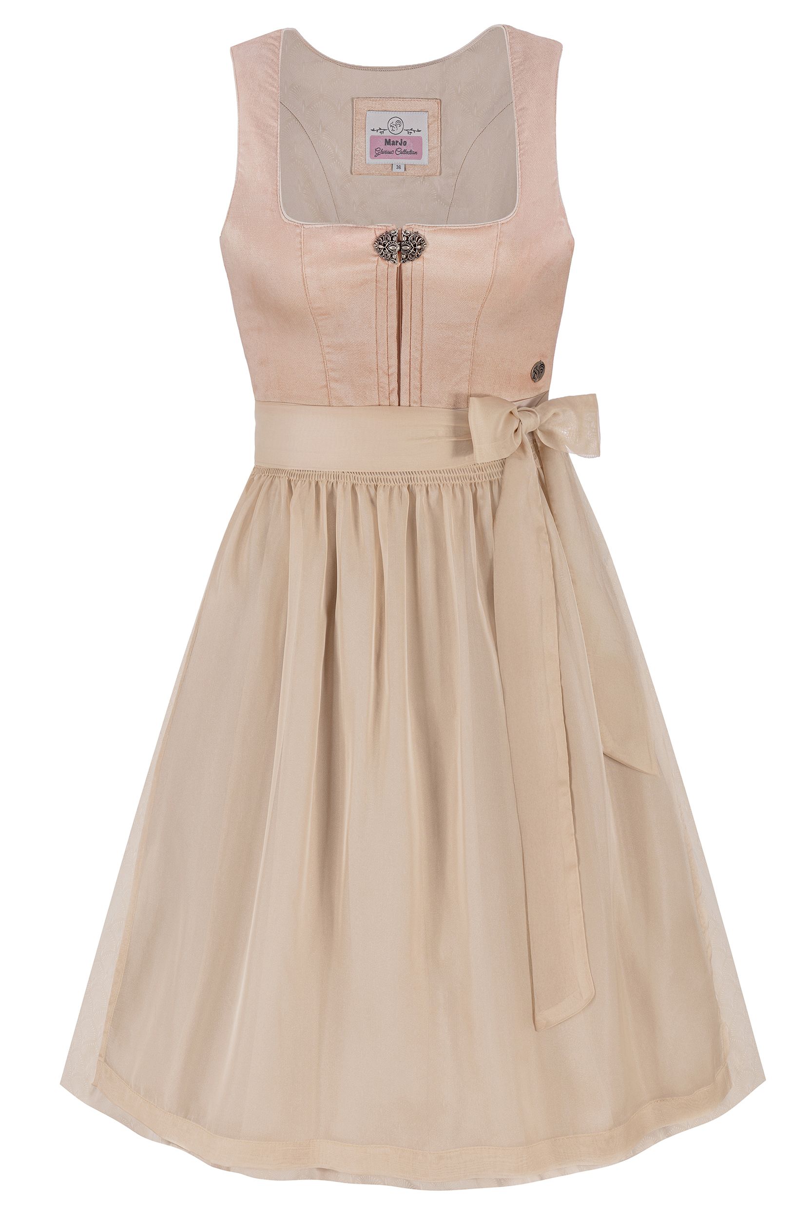 Dirndl TALISA (65 cm) ~ 34 ~ Taupe-Creme