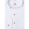 Trachtenhemd extralang weiß Gregor 002821 - slimfit ~ 36