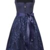 Dirndl MINTRACHING (60 cm) ~ dunkelblau ~ 34