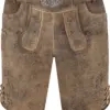 Lederhose ERNST ~ 52 ~ graubraun antik