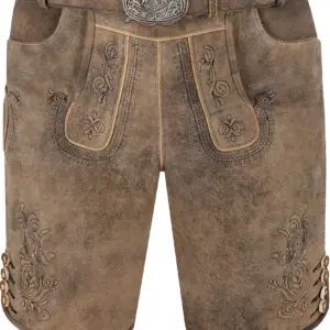 Lederhose ERNST ~ 52 ~ graubraun antik
