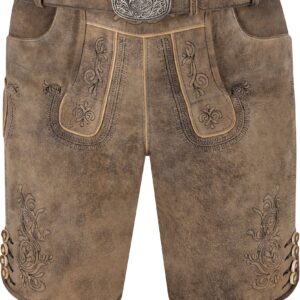 Lederhose ERNST ~ 52 ~ graubraun antik