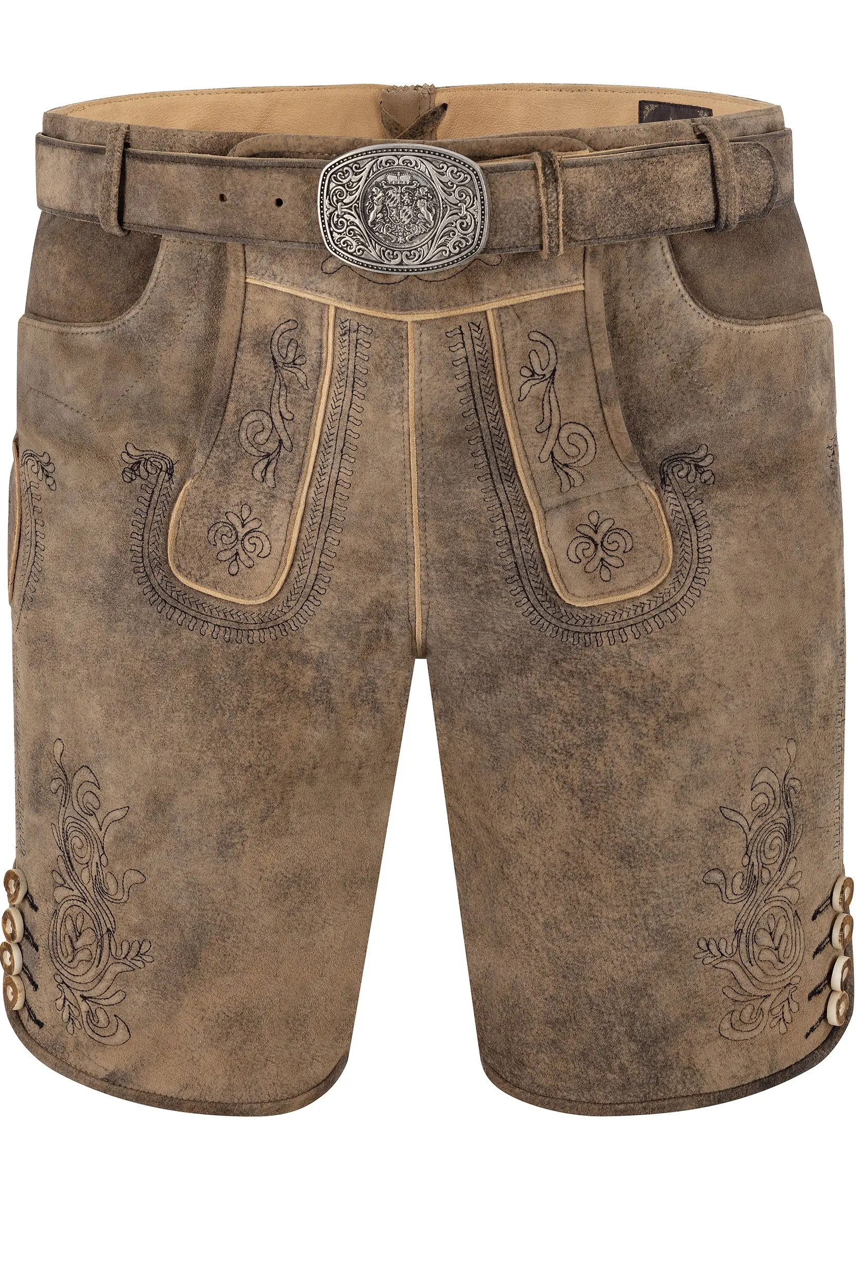 Lederhose ERNST ~ 52 ~ graubraun antik