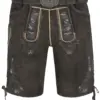 Lederhose Mark ~ 46 ~ anthrazit