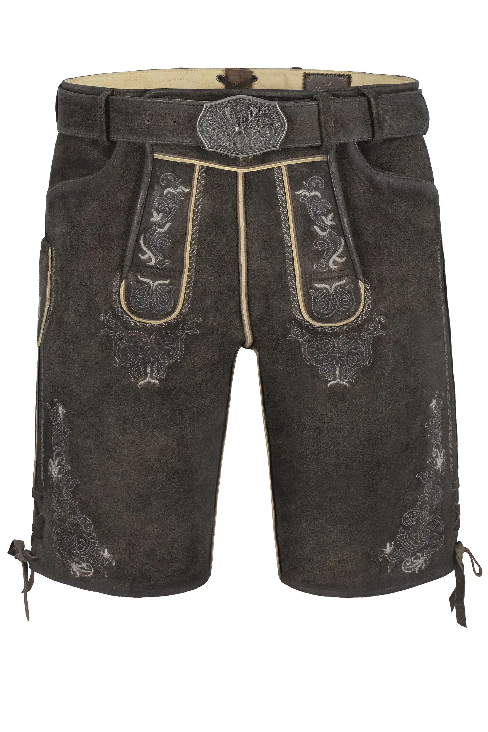 Lederhose Mark ~ 46 ~ anthrazit