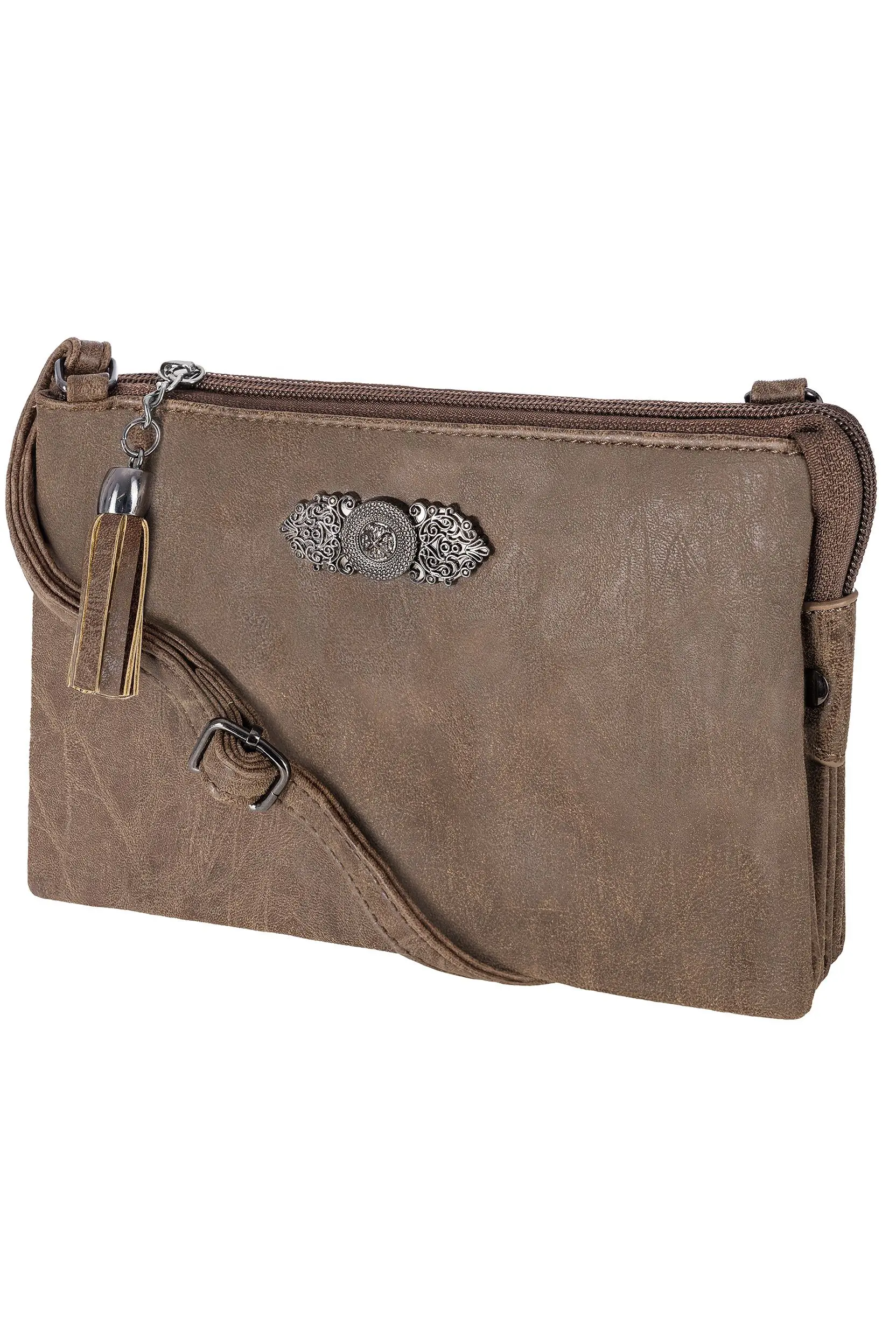 Dirndltasche mit Ornament ~ braun