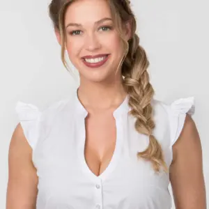 Dirndlbluse Liza (weiss