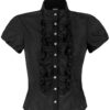 Trachtenbluse Melly (schwarz
