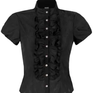 Trachtenbluse Melly (schwarz