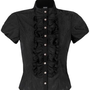 Trachtenbluse Melly (schwarz