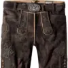 Trachtenlederhose Bertl (braun gespeckt