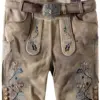 Trachtenlederhose Herbert (sand gespeckt