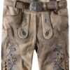 Trachtenlederhose Herbert (sand gespeckt
