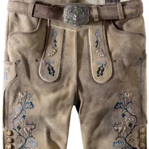 Trachtenlederhose Herbert (sand gespeckt