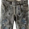 Trachtenlederhose Herbert (granit gespeckt