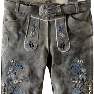 Trachtenlederhose Herbert (granit gespeckt