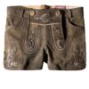 Trachtenlederhose Leya (kiesel gespeckt