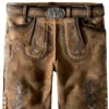 Trachtenlederhose Thomas2 (nuss geäscht