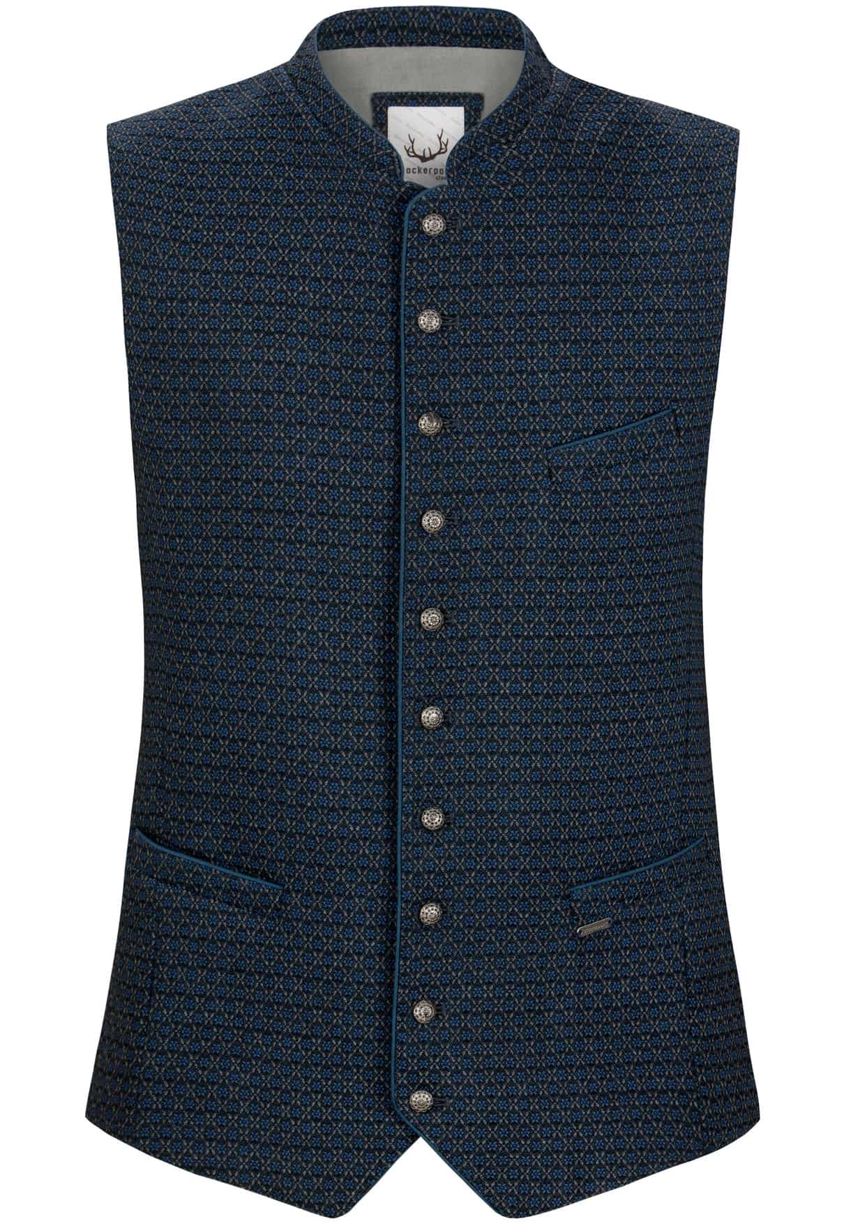 Trachtenweste Renato (blau