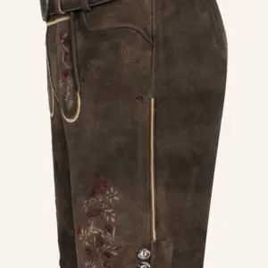 Lederhose Olivier mit Gürtel – Bild 4