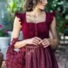 Dirndl HOCHWINKEL (70 cm) ~ 30 ~ rot