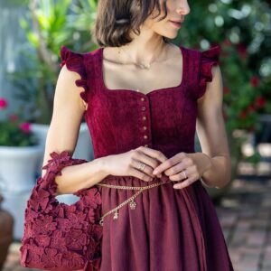 Dirndl HOCHWINKEL (70 cm) ~ 30 ~ rot