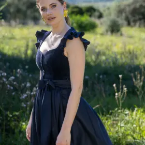 Dirndl HOCHWINKEL (70 cm) ~ 30 ~ dunkelblau