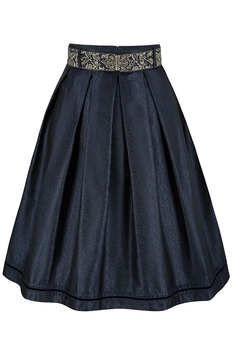 Trachtenrock THERESA (65 cm) ~ 32 ~ dunkelblau