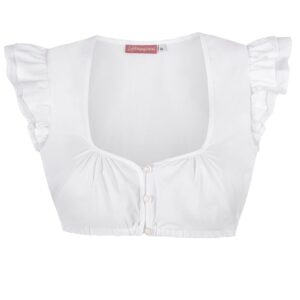 Dirndlbluse UNA ~ weiß ~ 30